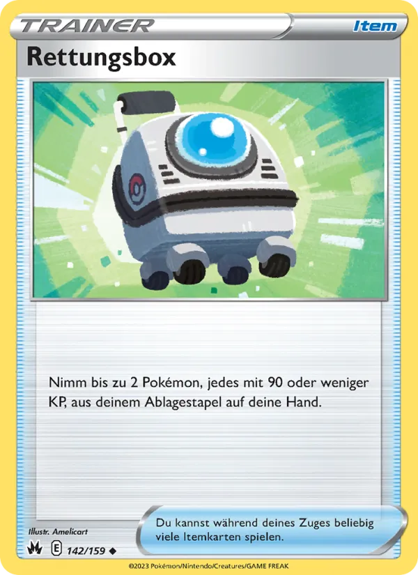 Rettungsbox, Zenit der Könige 142