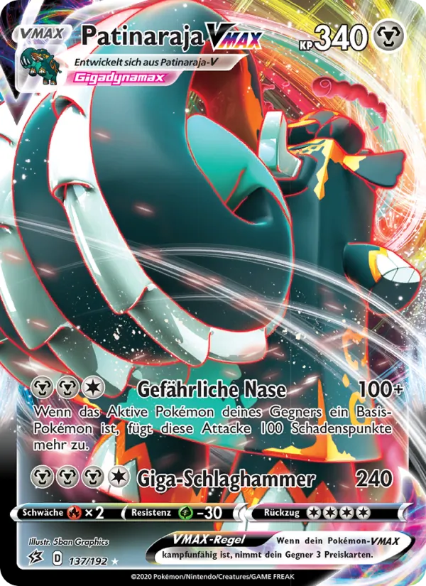 Patinaraja VMAX, Clash der Rebellen 137