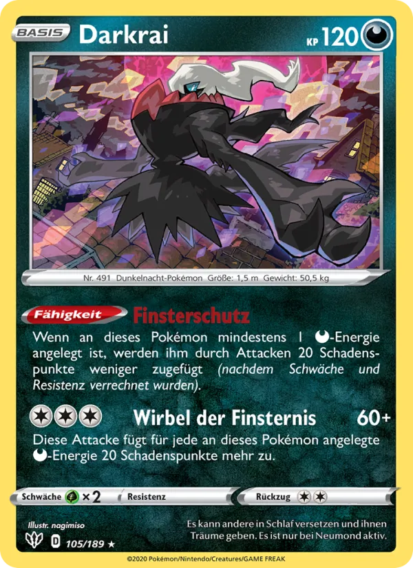 Darkrai, Flammende Finsternis 105