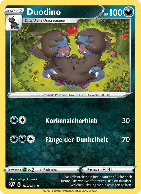 Duodino, Flammende Finsternis 109
