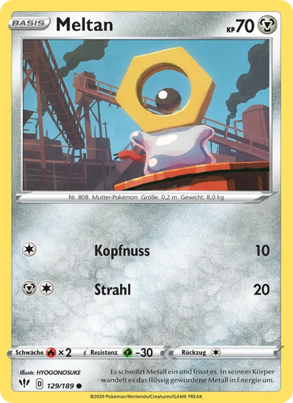 Meltan, Flammende Finsternis 129