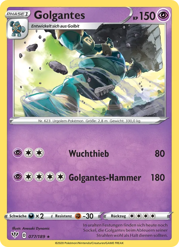 Golgantes, Flammende Finsternis 77