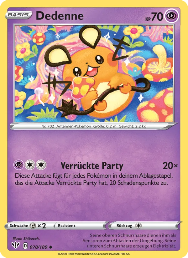 Dedenne, Flammende Finsternis 78