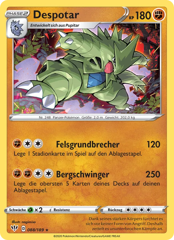 Despotar, Flammende Finsternis 88