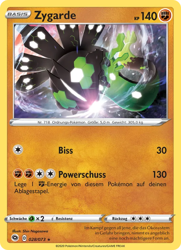 Zygarde, Weg des Champs 28
