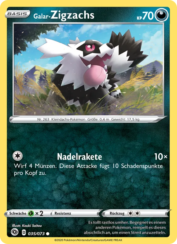 Galar-Zigzachs, Weg des Champs 35