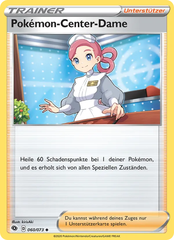 Pokémon-Center-Dame, Weg des Champs 60