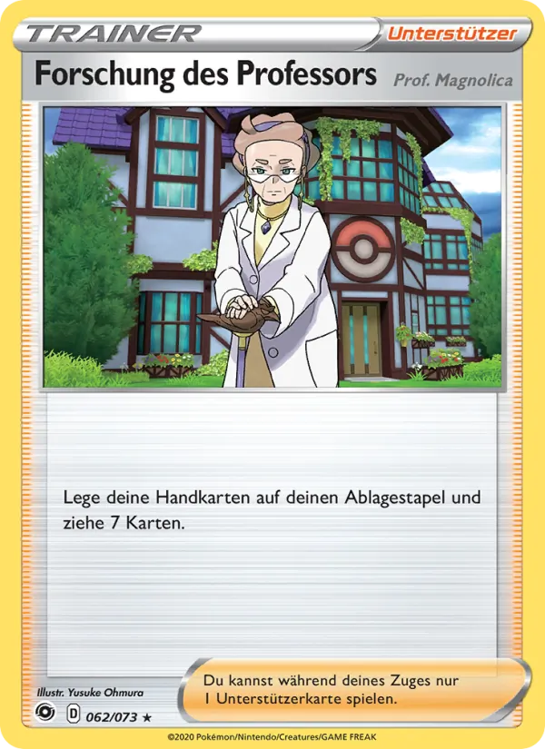 Forschung des Professors, Weg des Champs 62
