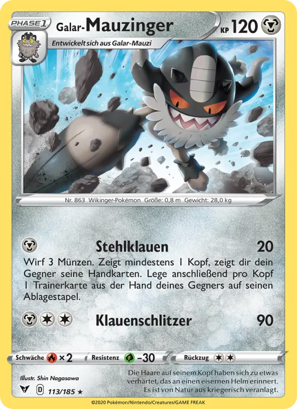 Galar-Mauzinger, Farbenschock 113
