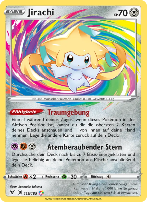 Jirachi, Farbenschock 119