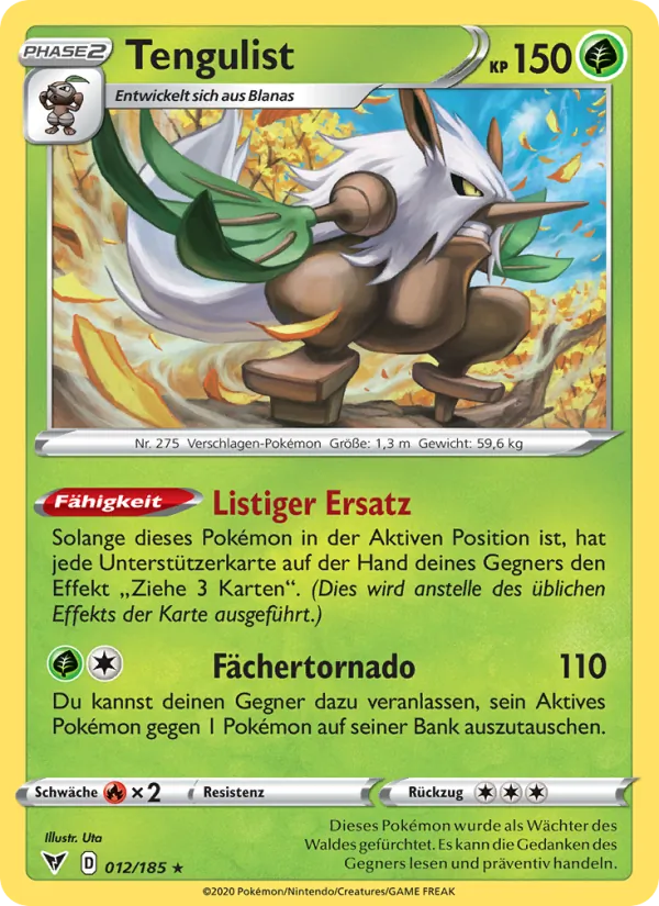 Tengulist, Farbenschock 12