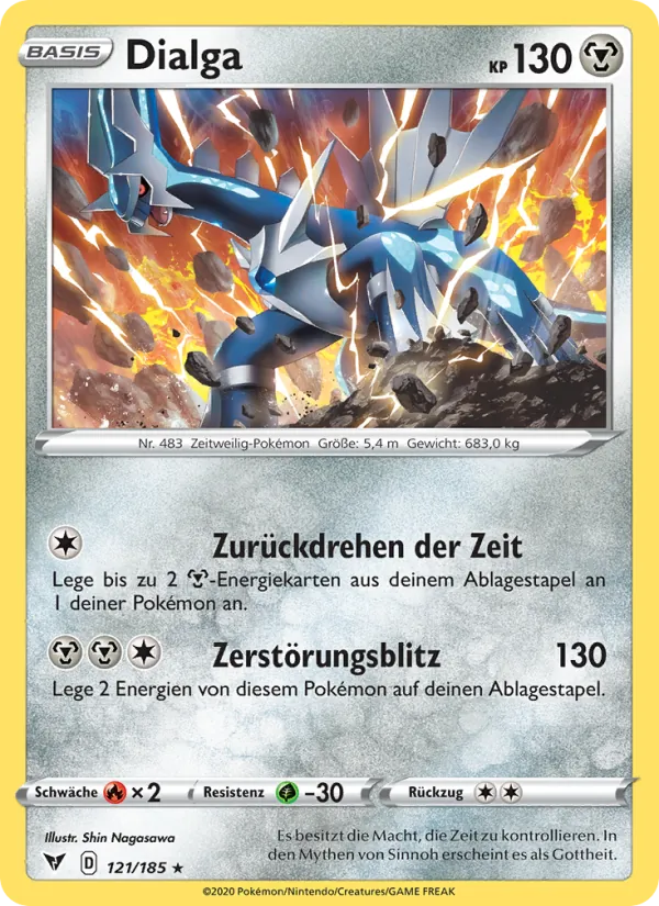 Dialga, Farbenschock 121