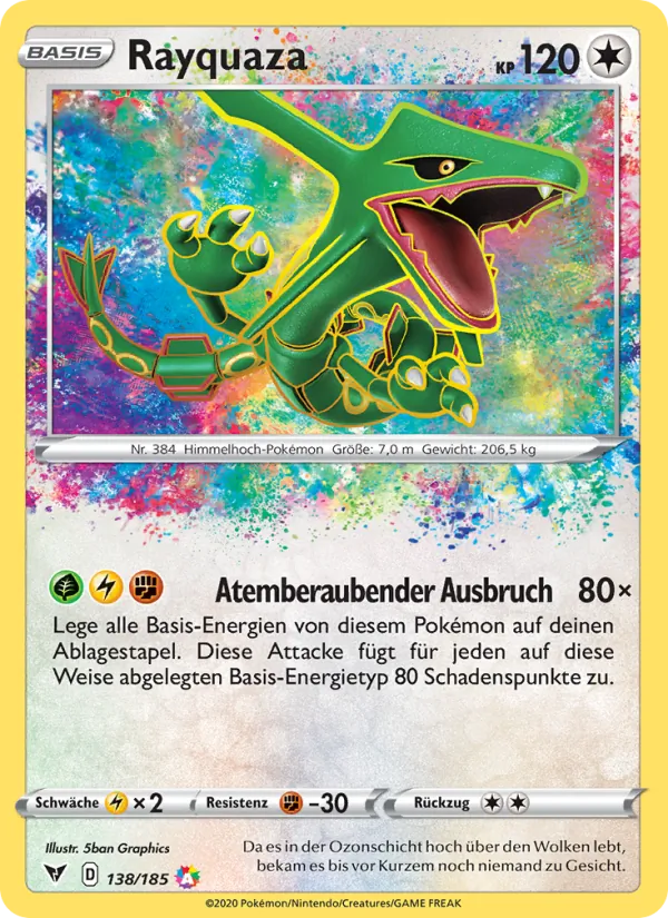 Rayquaza, Farbenschock 138