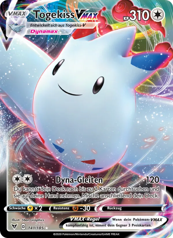 Togekiss VMAX, Farbenschock 141
