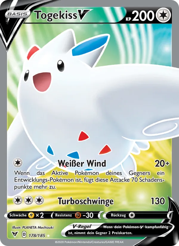 Togekiss V, Farbenschock 178