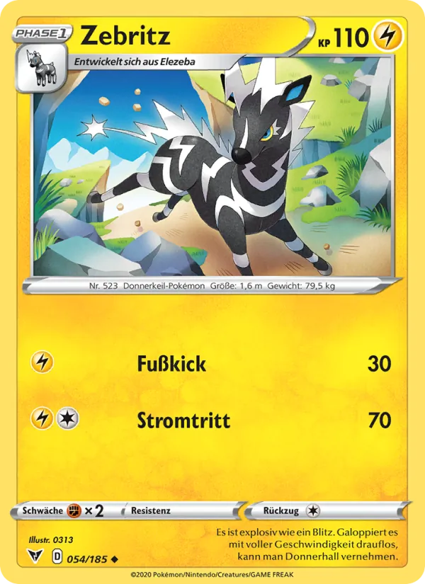 Zebritz, Farbenschock 54