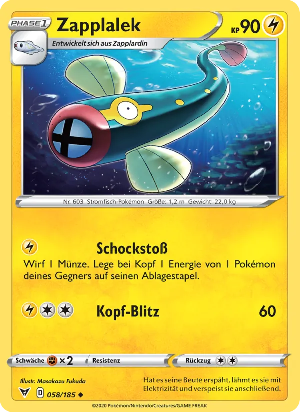 Zapplalek, Farbenschock 58