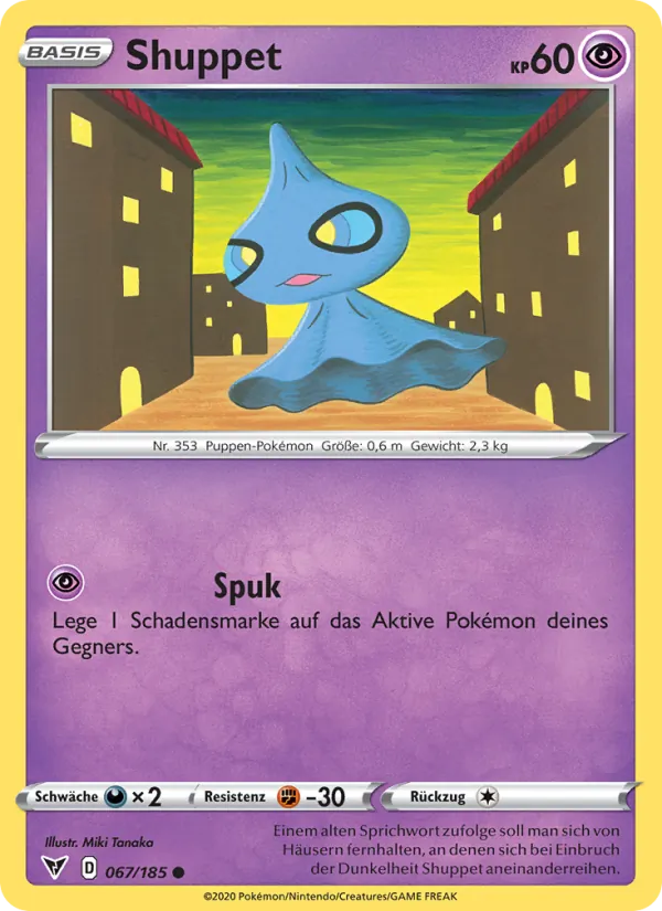 Shuppet, Farbenschock 67