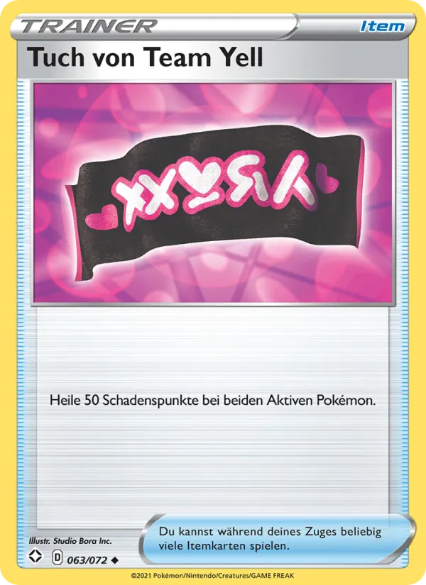 Tuch von Team Yell, Glänzendes Schicksal 63