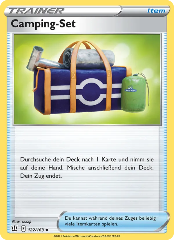 Camping-Set, Kampfstile 122