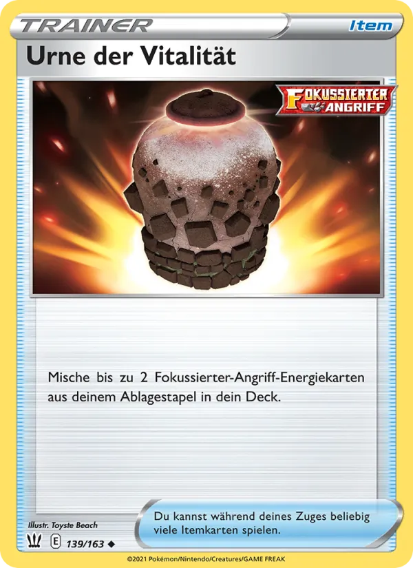 Urne der Vitalität, Kampfstile 139