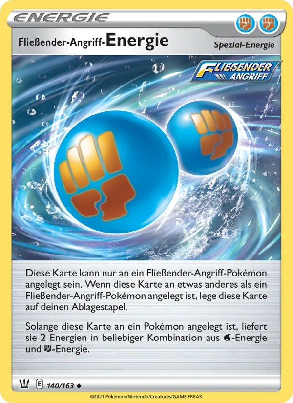 Fließender-Angriff-Energie, Kampfstile 140