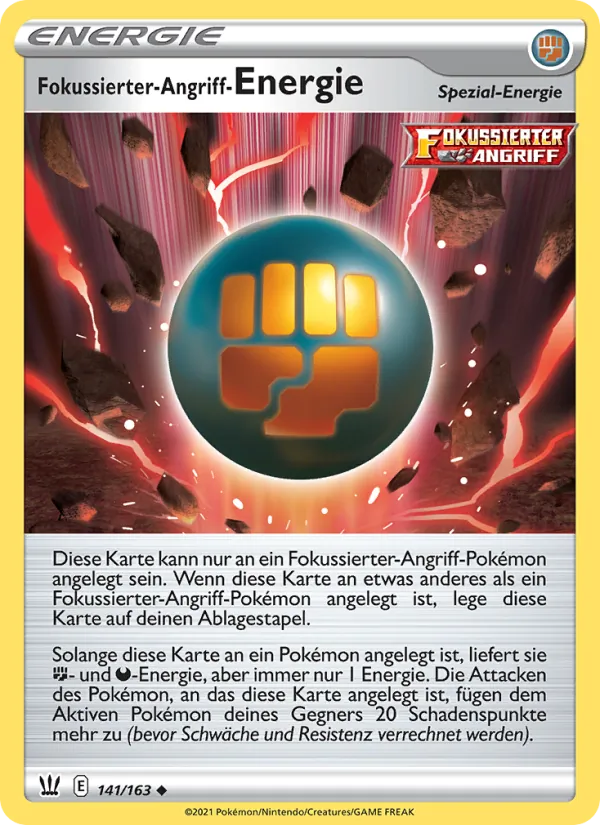 Fokussierter-Angriff-Energie, Kampfstile 141