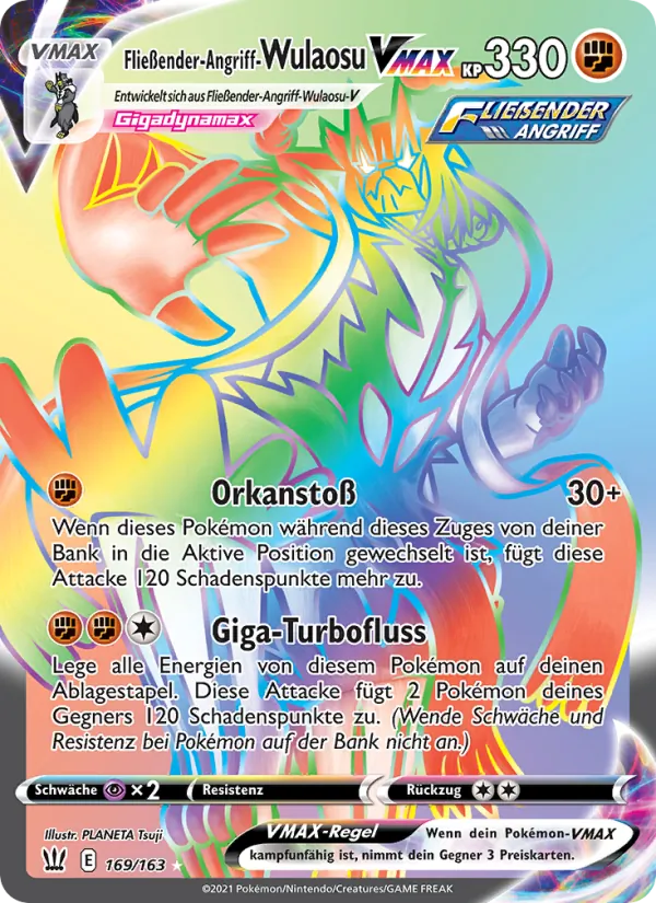 Fließender-Angriff-Wulaosu VMAX, Kampfstile 169