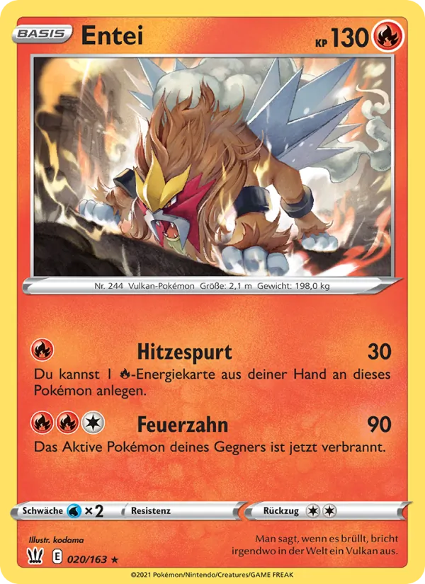 Entei, Kampfstile 20