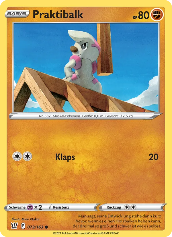 Praktibalk, Kampfstile 73