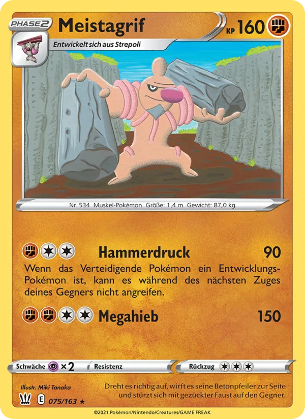 Meistagrif, Kampfstile 75