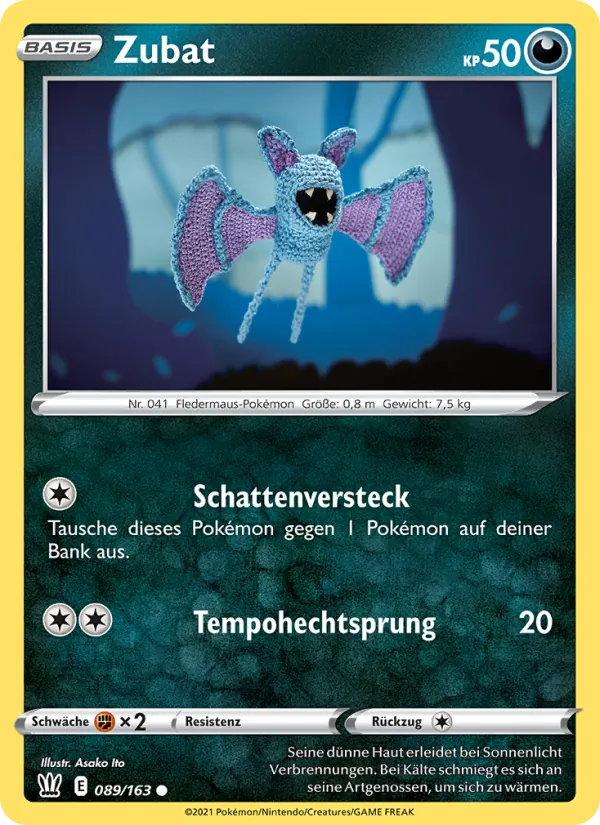 Zubat, Kampfstile 89