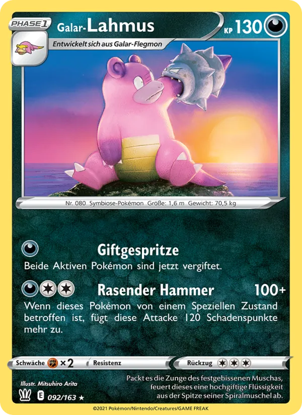 Galar-Lahmus, Kampfstile 92