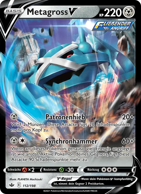 Metagross V, Schaurige Herrschaft 112