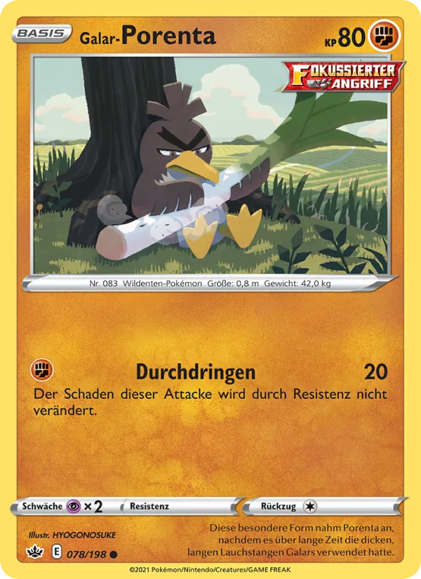 Galar-Porenta, Schaurige Herrschaft 78