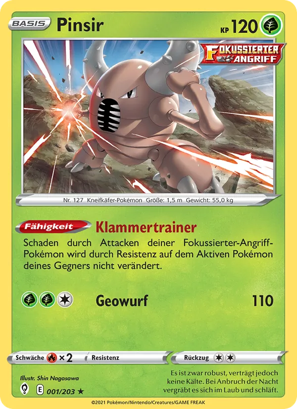 Pinsir, Drachenwandel 1