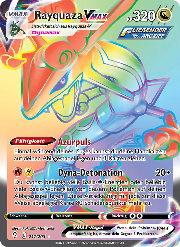 Rayquaza VMAX, Drachenwandel 217