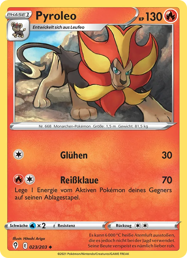 Pyroleo, Drachenwandel 23