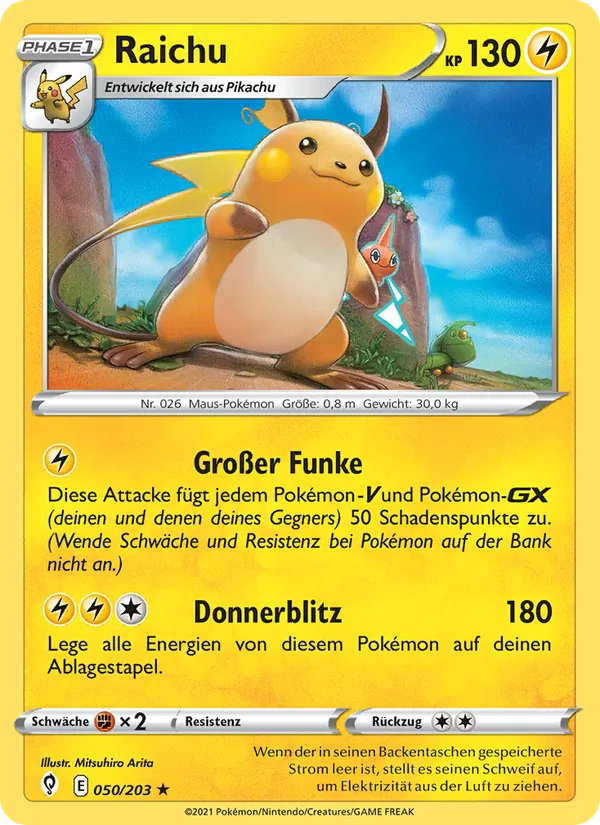 Raichu, Drachenwandel 50