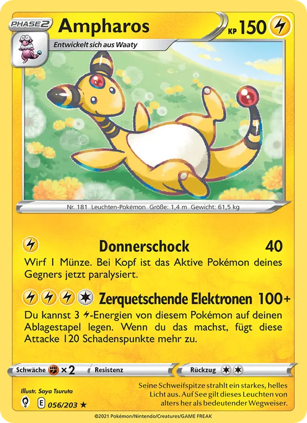 Ampharos, Drachenwandel 56