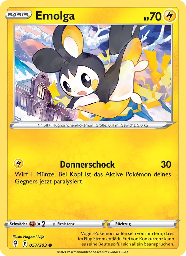 Emolga, Drachenwandel 57