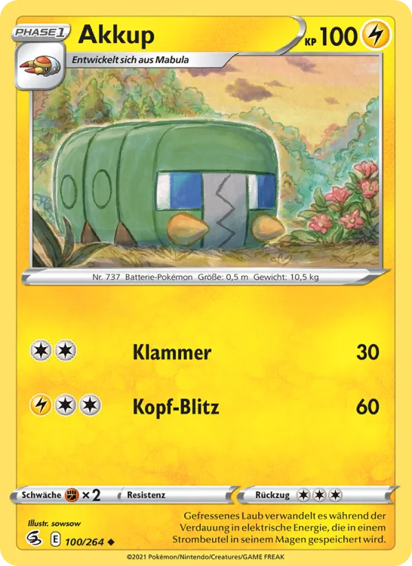 Akkup, Fusions Angriff 100