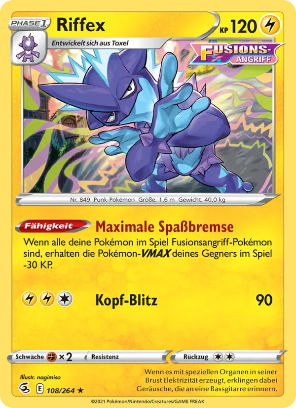 Riffex, Fusions Angriff 108