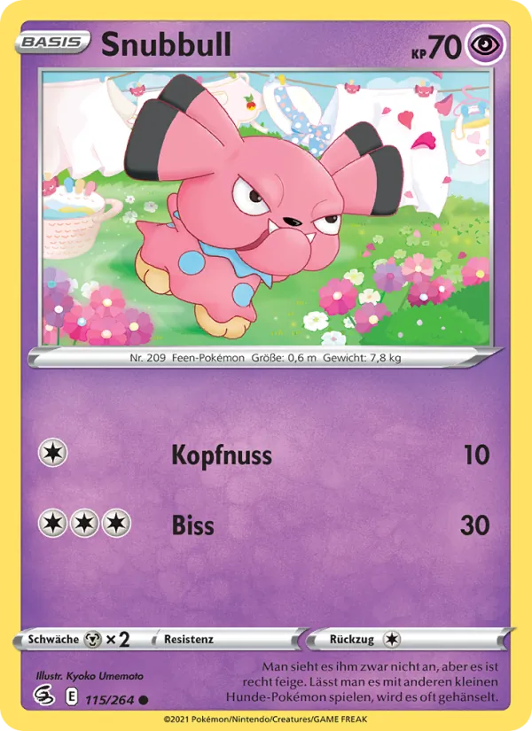Snubbull, Fusions Angriff 115