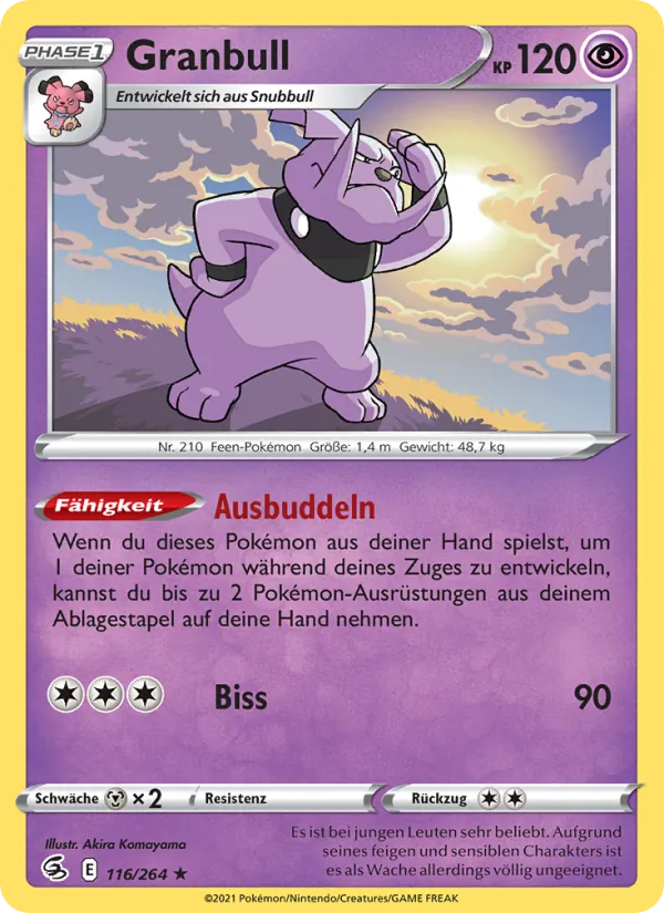 Granbull, Fusions Angriff 116