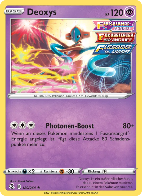 Deoxys, Fusions Angriff 120