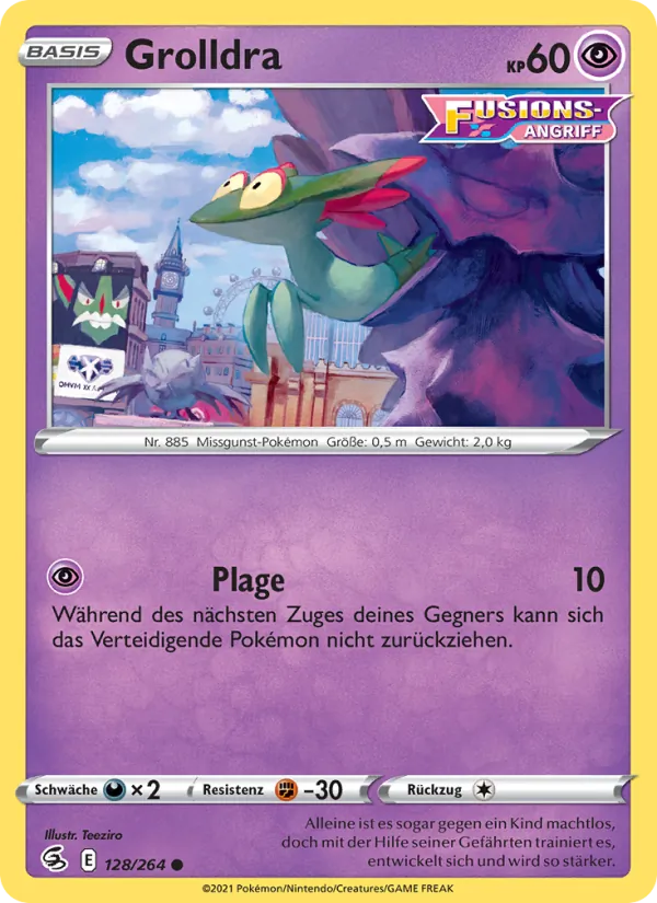 Grolldra, Fusions Angriff 128