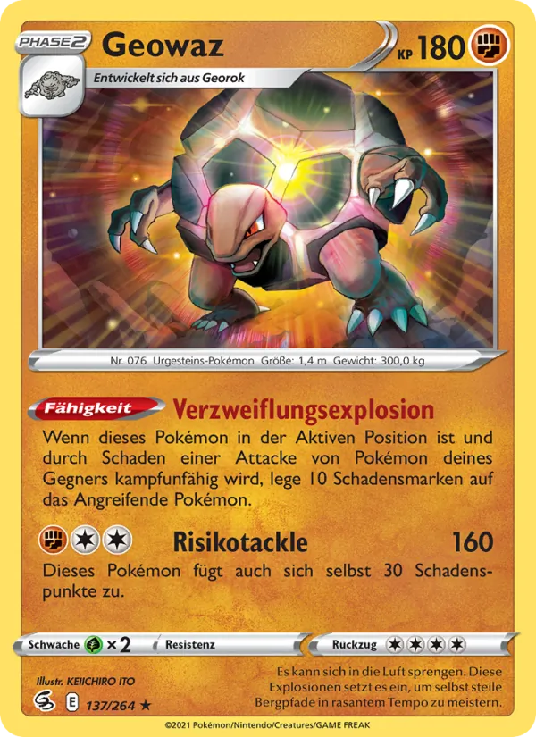 Geowaz, Fusions Angriff 137