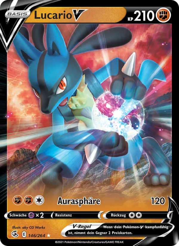 Lucario V, Fusions Angriff 146