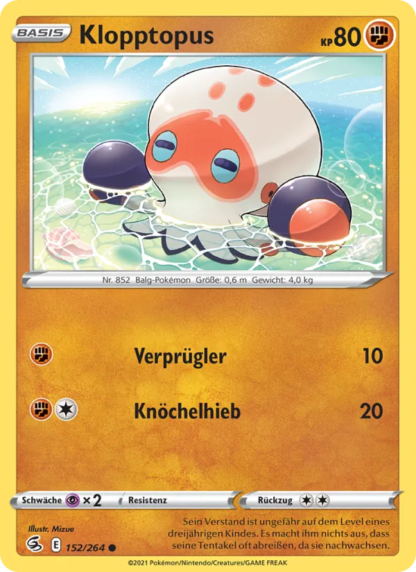 Klopptopus, Fusions Angriff 152